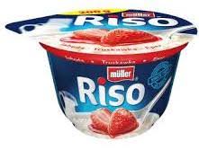 MULLER OREZ CU LAPTE RISO CAPSUNI 200 gr